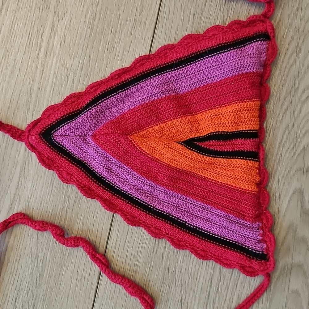 Banana Republic Boho Festival‎ Crochet Lined Tie Bikini Set, Medium - Picture 3 of 14